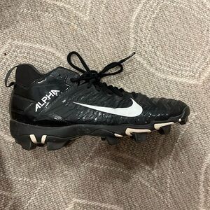 Nike Alpha Black Football Cleats